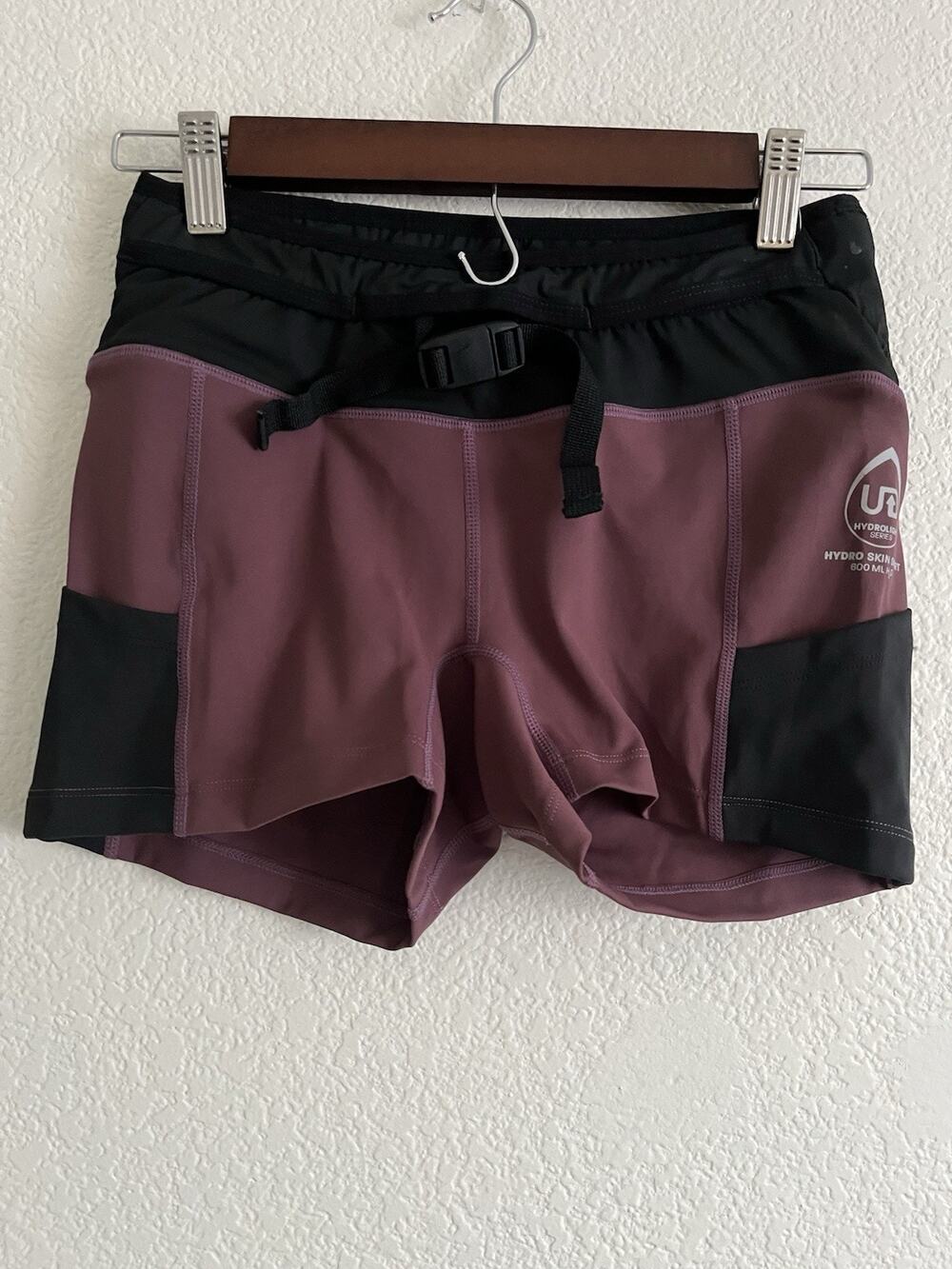 Ultimate Direction Hydro Skin Short S Plum Running Hydration Shorts NWT